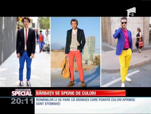 Special! Culorile de care se sperie bărbații