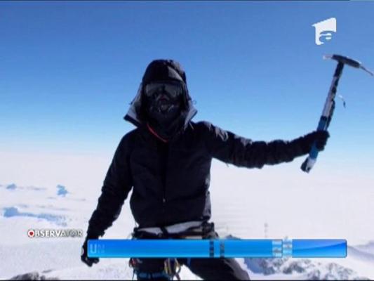 Un clujean a cucerit cel mai înalt vârf din Antarctica!