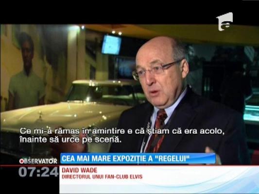 Cea mai mare expoziţie dedicată Regelui Rock'n'Roll, deschisă la Londra