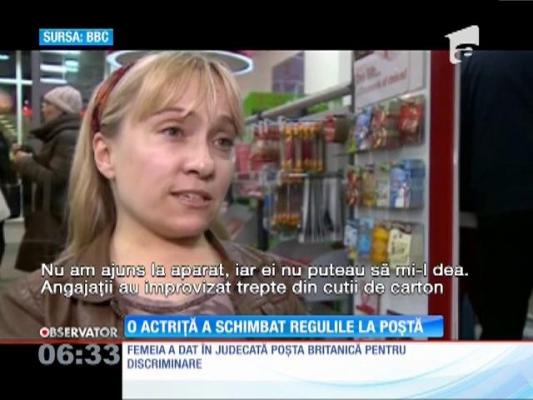 O actriță a schimbat regulile de la poștă