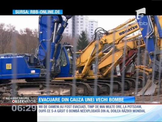 10.000 de persoane, evacuate din cauza unei vechi bombe de 250 de kilograme