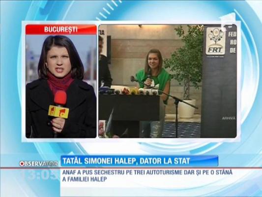 Tatăl Simonei Halep, dator la stat
