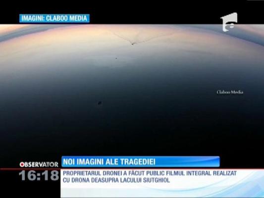 Noi imagini ale tragediei de pe lacul Siutghiol