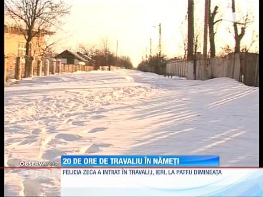 20 de ore de travaliu în nămeţi