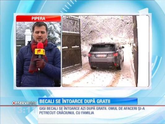 Gigi Becali se întoarce după gratii