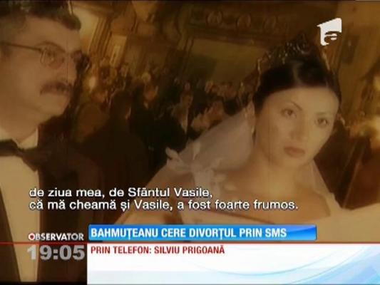 Adriana Bahmuţeanu cere divorţul prin SMS