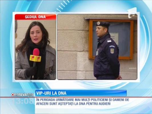 Politicieni şi oameni de afaceri, aşteptaţi la DNA