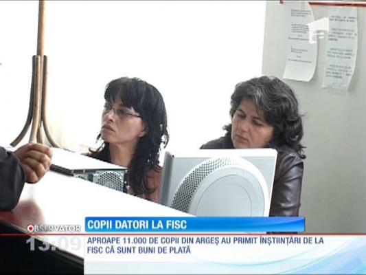 EROARE ANAF: 11.000 de copii cu ALOCAŢIE, SOMAŢI să-şi plătească taxele