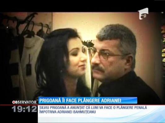 Silviu Prigoană depune o nouă plângere penală împotriva Adrianei Bahmuţeanu