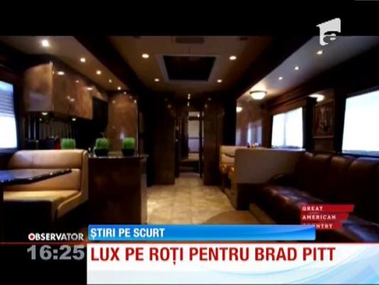 Locuința de lux pe patru roți a lui Brad Pitt