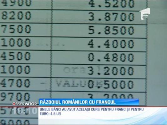 BNR caută soluţii pentru românii cu credite în franci elveţieni