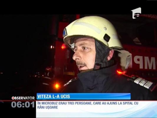 Cursă ucigasă pe o şosea din Timiş