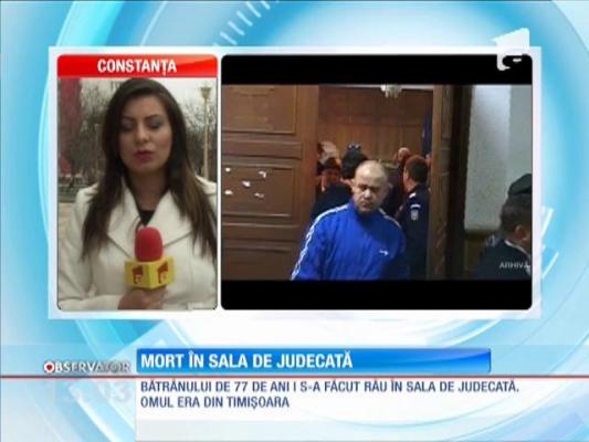 Momente tensionate în Tribunalul din Constanţa! Un bărbat a murit