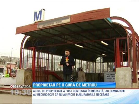 Un bucureştean ar fi primit cadou din partea fostului primar, Marin Luţu, o gură de metrou!