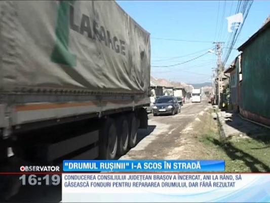 Protest pentru "Drumul Ruşinii"