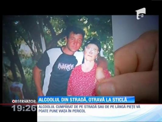 Alcoolul din stradă, otravă la sticlă