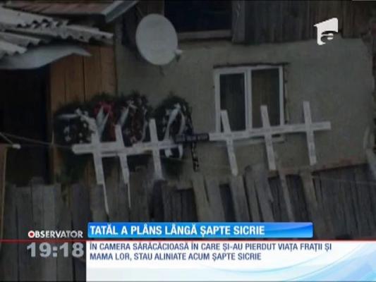 Tatăl care şi-a pierdut soţia şi toţi cei şase copii s-a întors acasă