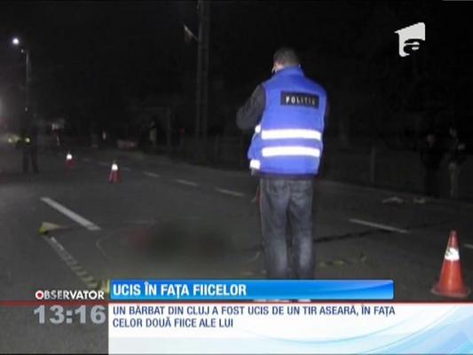 Bărbat ucis în fața fiicelor