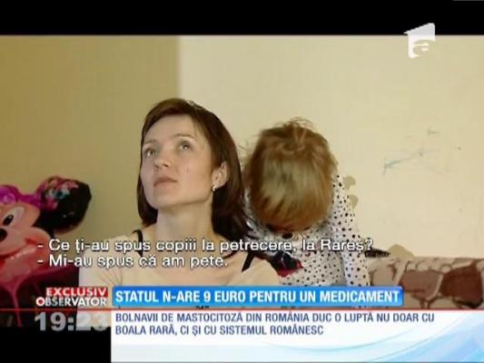 Statul nu are 9 euro să plătească un medicament pentru o boală rară