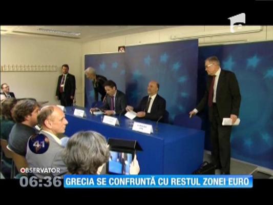 Grecia se confruntă cu restul zonei euro