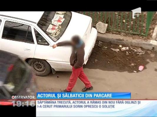 Actorul Gabriel Fătu, victima parcagiilor din Capitală