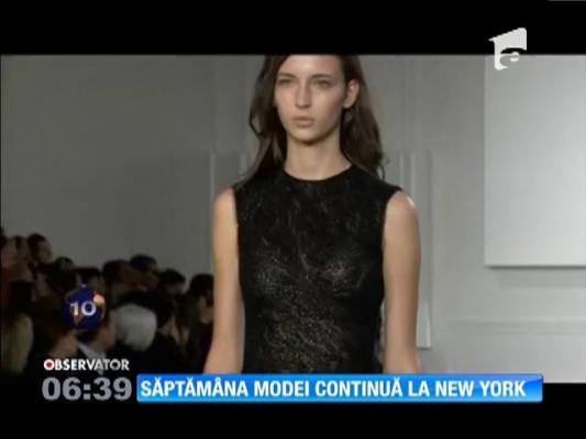 Săptămâna Modei continuă la New York