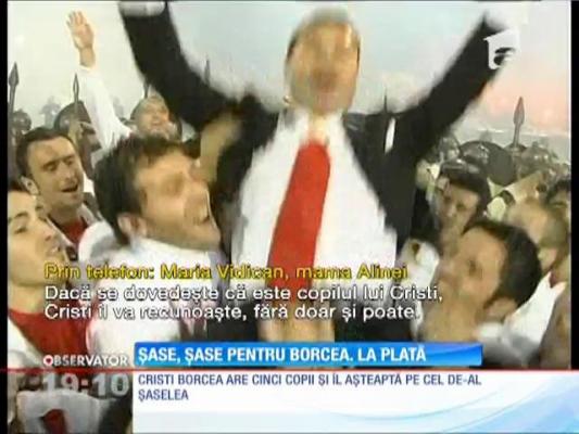 Cristi Borcea, tată pentru a şasea oară