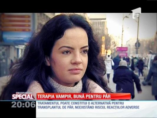 Terapia vampir, bună pentru par