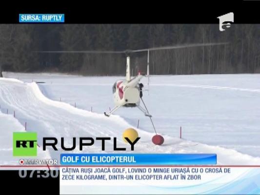 Rușii joacă golf în stilul lor