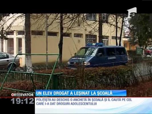 Update! Elev drogat, găsit inconştient în şcoală