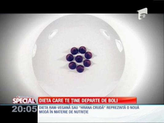 SPECIAL! Dieta "raw-vegan" te ţine DEPARTE DE BOLI!