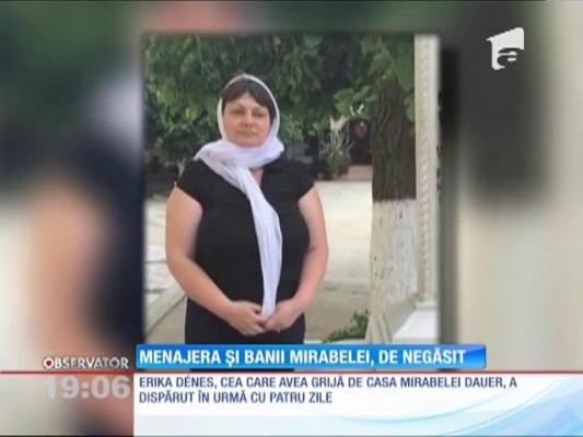 Mirabela Dauer se teme pentru viaţa menajerei dispărute