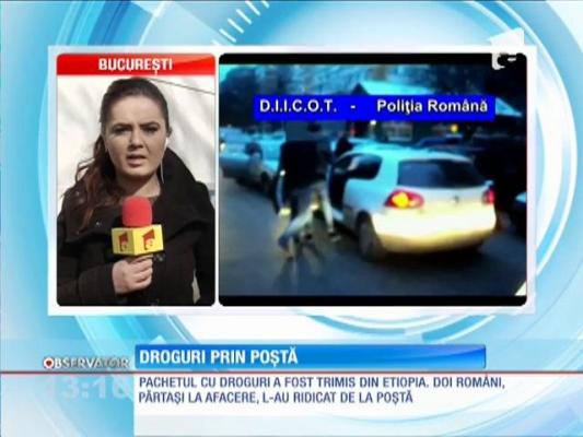 Droguri trimise prin poștă