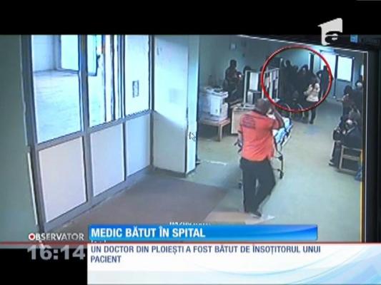 Un medic din Ploieşti s-a ales cu piciorul rupt după ce a căzut pradă furiei rudelor unei paciente