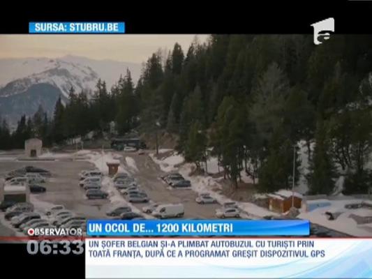 Un ocol de 120 de kilometri din cauza unei programării eronate la dispozitivul GPS