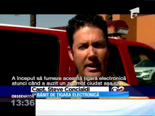 Fumatul este periculos! Un american rănit de ţigara electronică