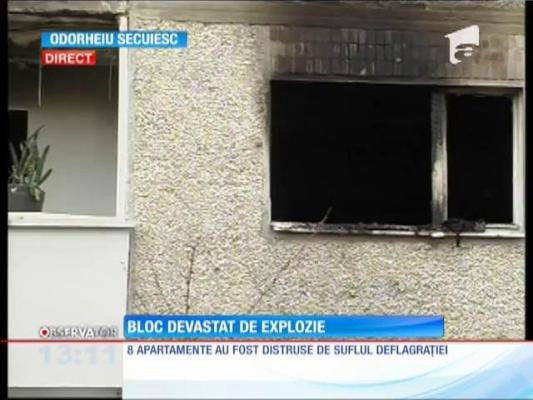 Un tânăr a vrut să arunce tot blocul în aer