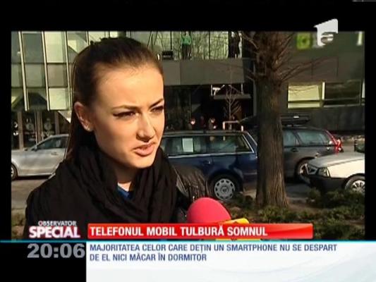 Special! Telefonul mobil tulbură somnul
