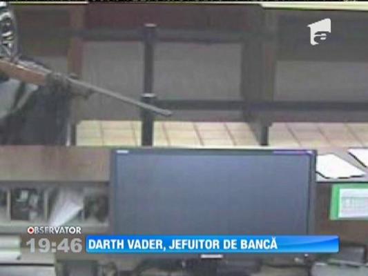 Darth Vader din Războiul Stelelor, jefuitor de bancă
