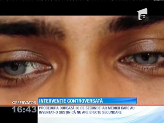 Un medic susţine că poate schimba culoarea ochilor