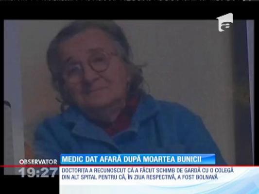 Medic concediat după moartea bătrânei trimise acasă doar în pijama