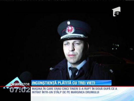 Inconștiență plătită cu trei vieți