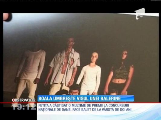 Boala umbrește visul unei balerine
