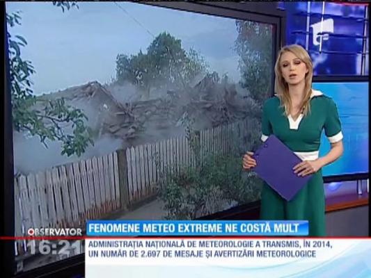 Fenomenele meteo extreme ne costă mult