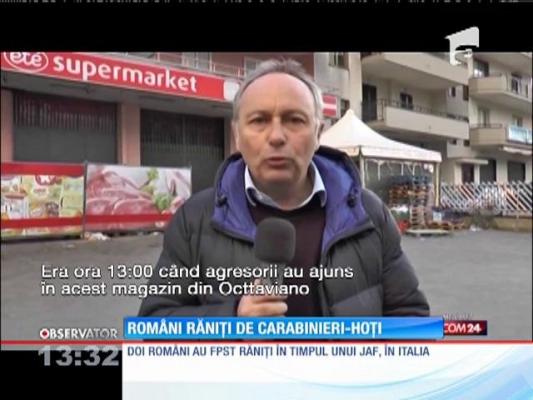 Români răniţi de carabinieri-hoţi