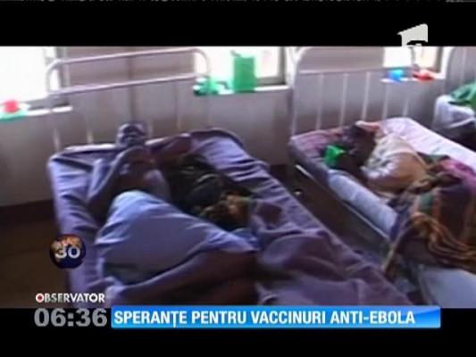 Speranţe pentru vaccinuri anti-Ebola