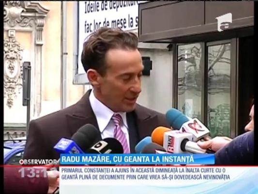 Radu Mazăre, cu geanta la instanţă