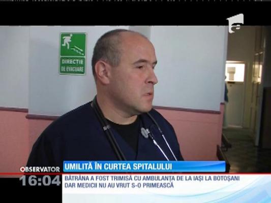 Bătrână de 84 de ani, umilită de doctori