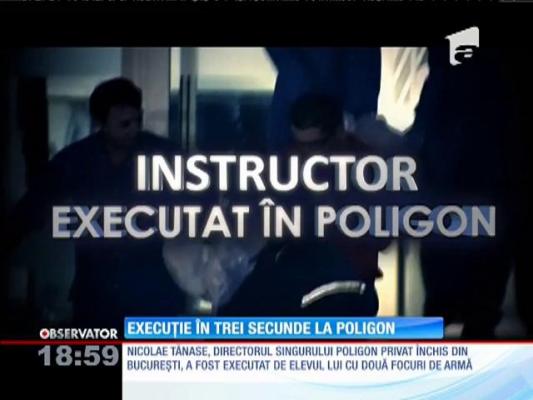 Crimă şi sinucidere în poligonul de trageri! Un instructor a fost împuşcat de elevul său