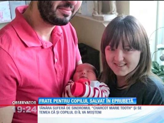 Băieţelul care a fost salvat de la boală încă din eprubetă ar putea avea un frăţior